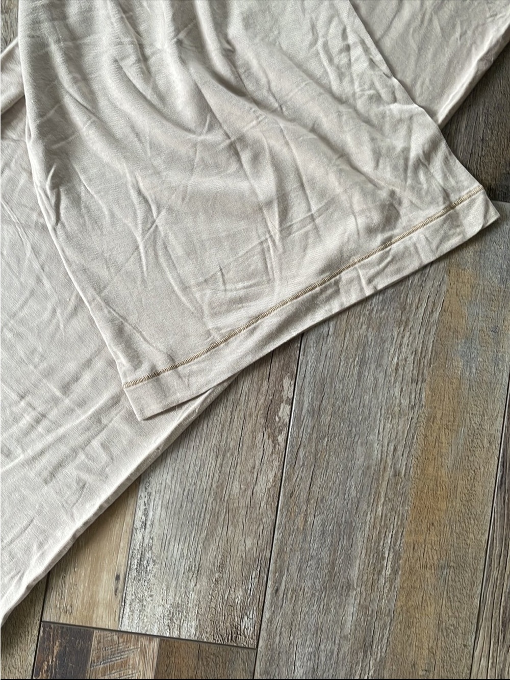 🟤 SKIMS Sleep Straight/Wide-Leg Drawstring Pants in Taupe/Tan Size Large L NWT 🟫 - Picture 9 of 14